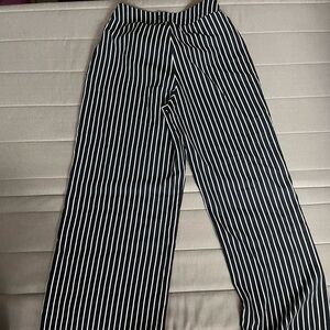 Striped Wide Leg Pants